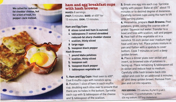 Ham and Egg Cups