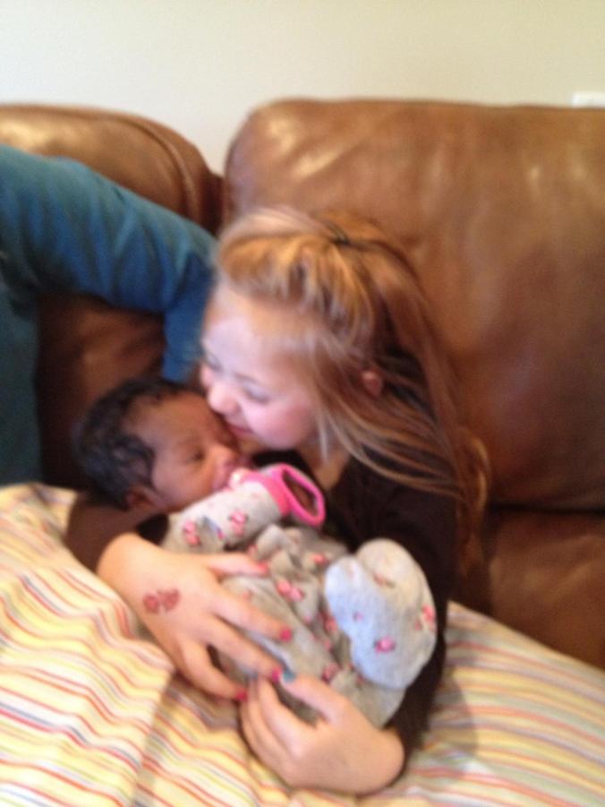 Maci and Baby Nia