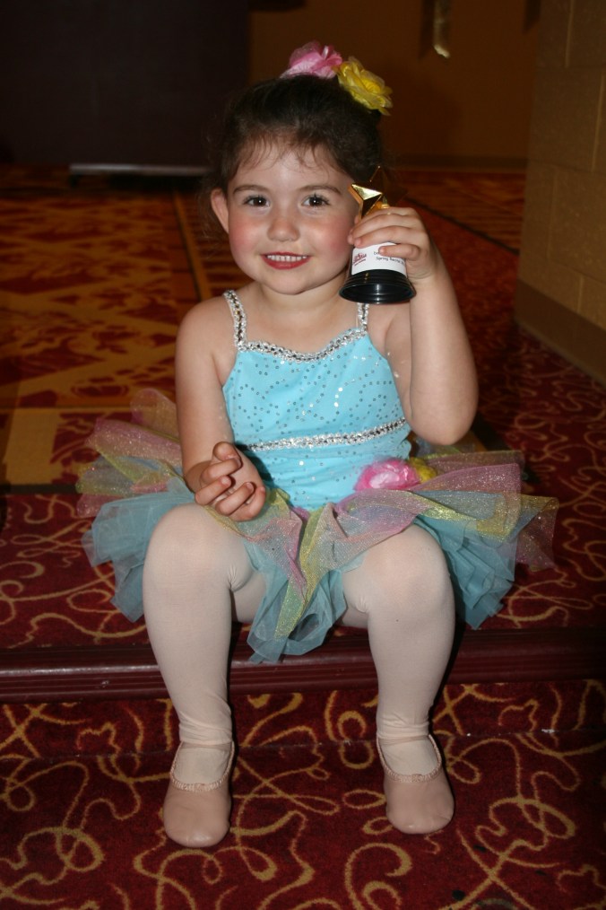 Ava after her ballet program