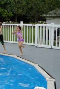pool jumping
