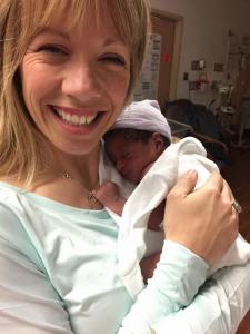 Momma and newborn Will